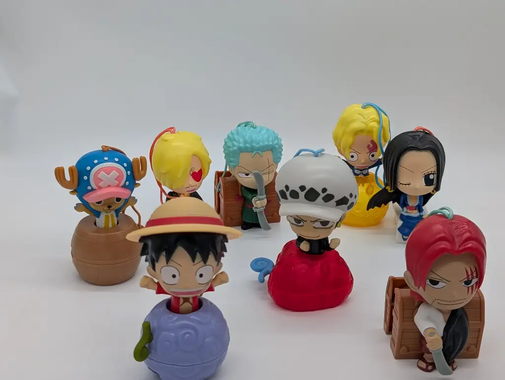Set Complet de Figurines One Piece McDonald’s Asie 2018 (Rare)