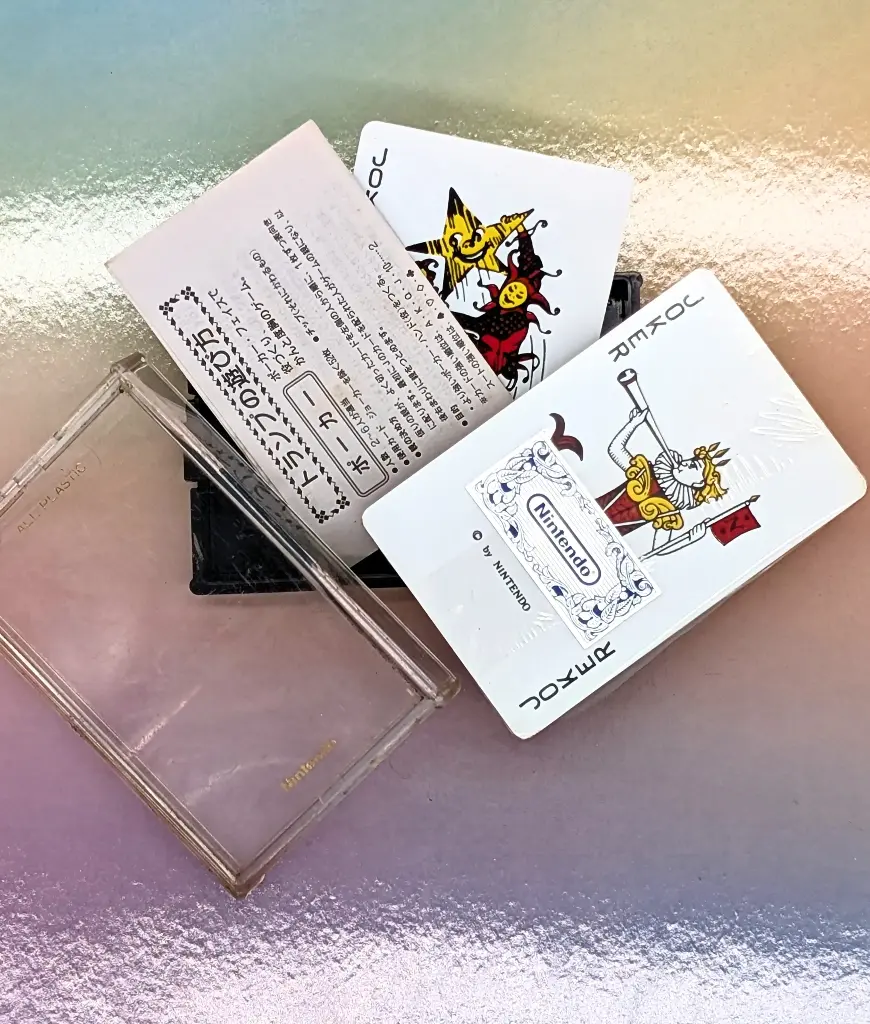 Jeu de cartes Nintendo - Version Classique en Plastique - Collection Vintage